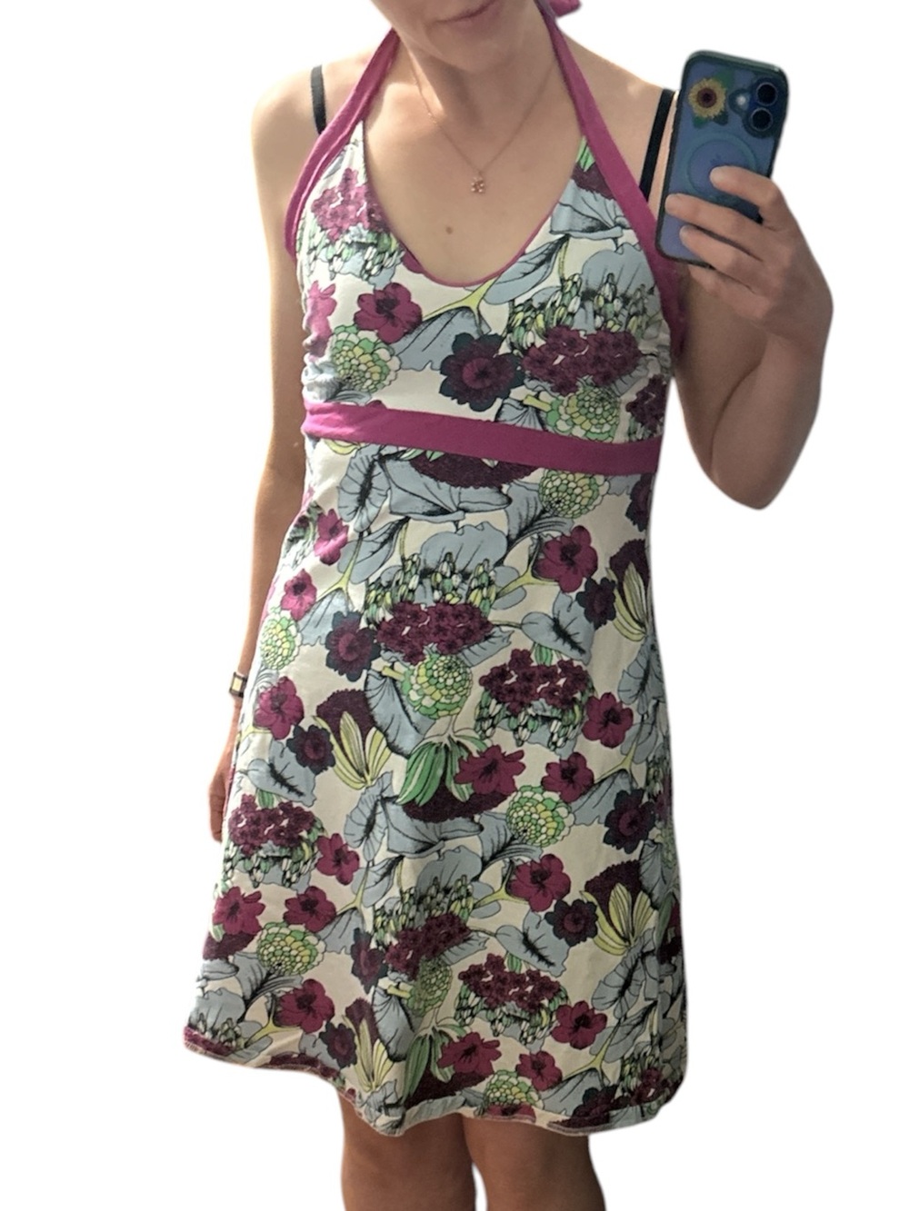 PATAGONIA Floral Halter Dress